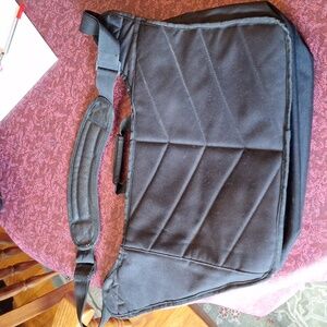 Varsity computer bag.